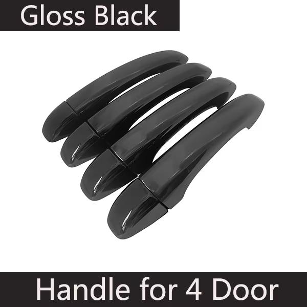 Door Handle Cover For Renault Arkana ~2024 Samsung XM3 Gloss Black Exterior Handles Cover Car Accessories Stickers