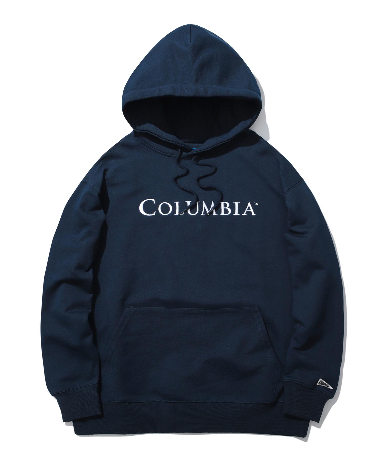 Толстовка с капюшоном Columbia University Cu Big Signiture Темно-синяя S