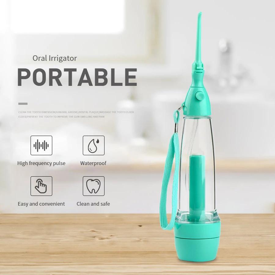 Portable Oral Irrigator Dental Flosser Product for Cleaning Teeth Water Thread Flosser Nozzle Mouth Washing Machine Dropshipping