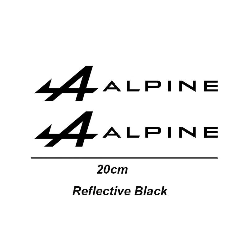 2Pcs Car Body Sticker For Renault Alpine Rafale Megane Austral Clio Kwid Alaskan Captur Zoe Austral Espace Arkana Scenic QQ1