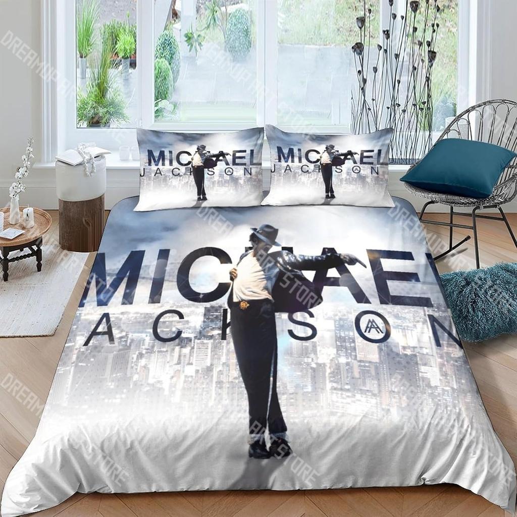 Fashion Michael Jackson Bedding Set Single Twin Full Queen King Size Bed Set Kids Bedroom Duvetcover Sets Bed Sheet Set