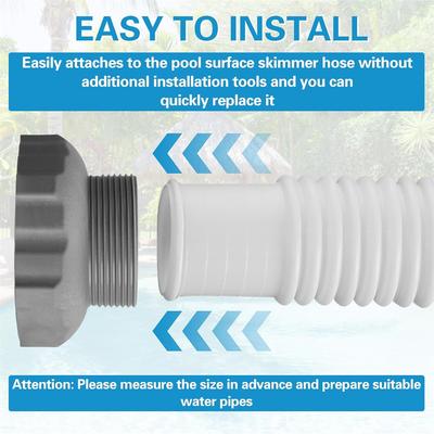 New 3 Pcs 11239 Hose Adapter Compatible with IN-TEX Part Pool Vacuum Hose Adapter Pool Skimmer Hose Adapter