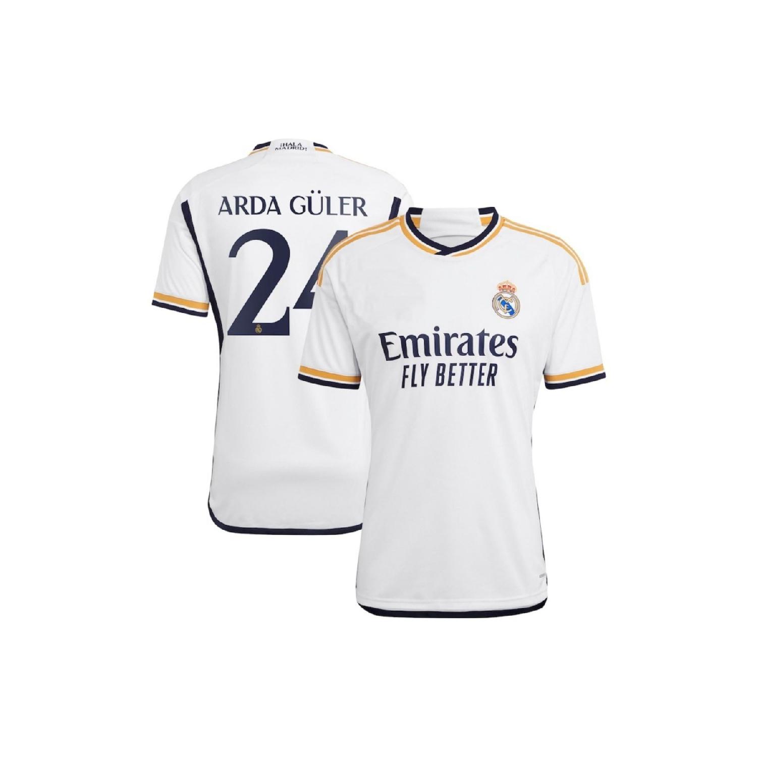 

Реал Мадрид 2023-24 Новый сезон Арда Глер Домашняя майка