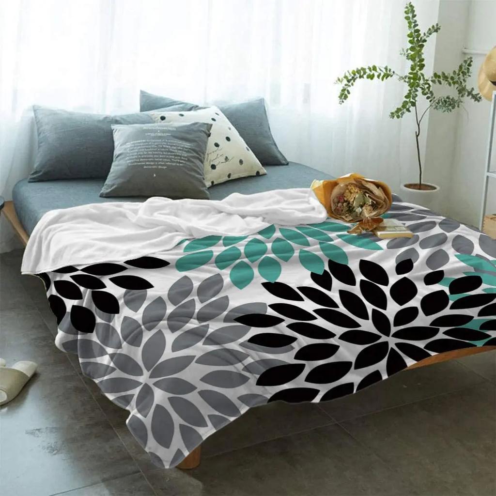 Flannel Fleece Bed Blankets Lightweight Cozy Throw Blanket for Couch Sofa Bedroom Adults KidsFire Basketball Twin Size 40"x50"