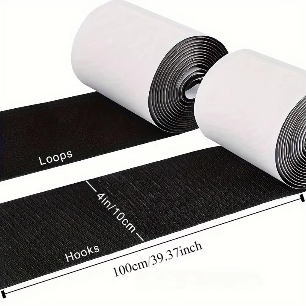 1Pair 1/2/3meters Nylon Couch Cushion Non-Slip Grip Tape Adhesive Hook and Loop Strips for Fabric Outdoor Patio Cush