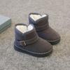 Kids' Winter Snow Boots: Velvet-Lined, Thick Cotton Shoes for Boys and Girls