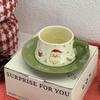 Caneca de Cerâmica para Café Desenho Animado de Natal - Lindo Presente Souvenir