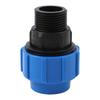 Schwarze Wasserrohrfittings Hochwertiger Außengewinde-Adapter