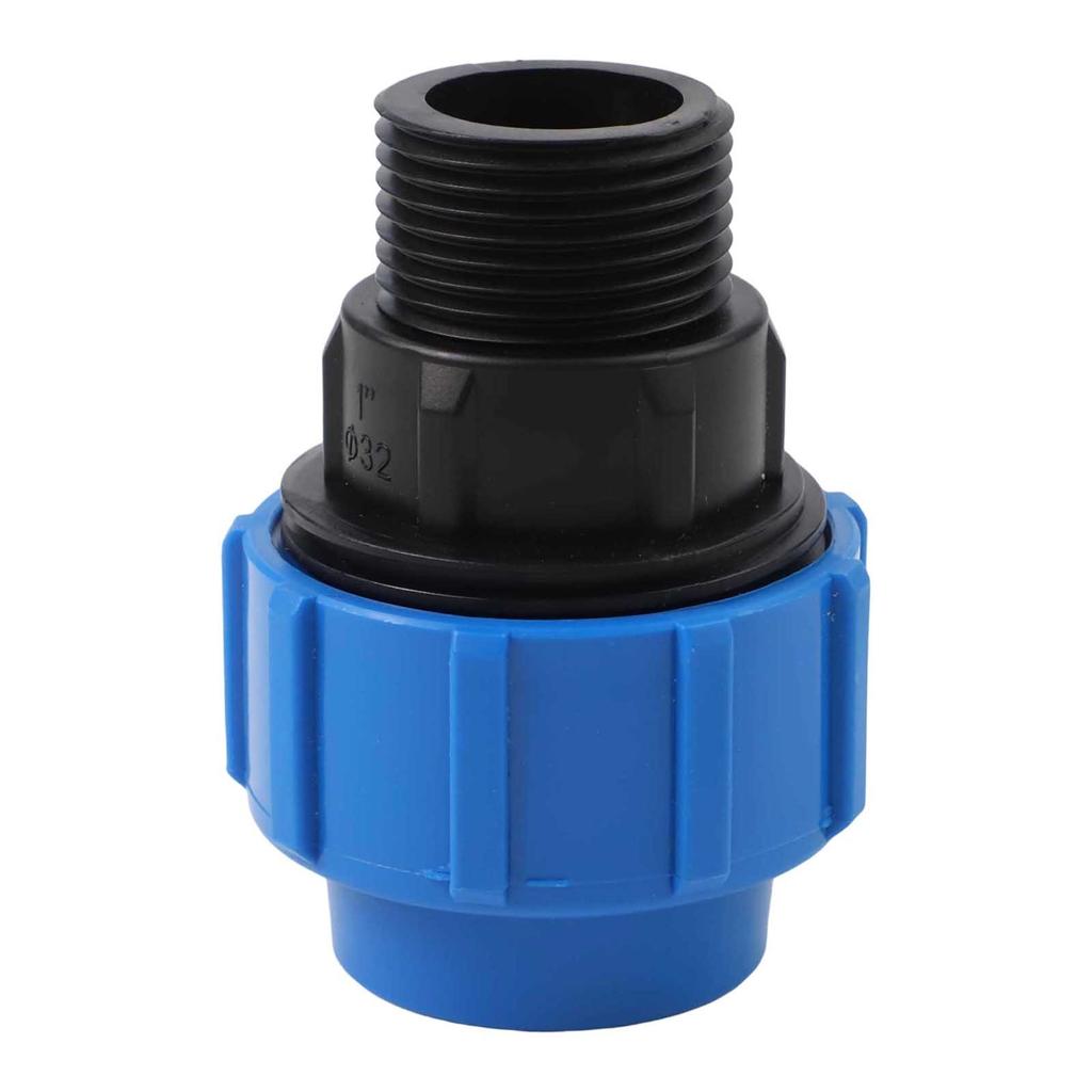Schwarze Wasserrohrfittings Hochwertiger Außengewinde-Adapter