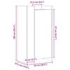 VidaXL Shoe Cabinet Sonoma Grey 52x37.5x100 Cm, Shoe Storage, Shoe Storage Cabinet, 848442