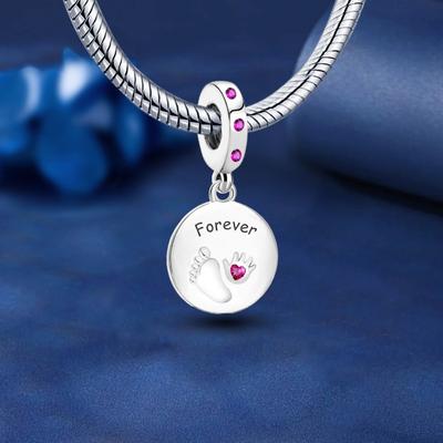 Copper Moon Cross Multicolor Love Heart Series Charms Bead Diy Bracelet Making Gift Of High Quality Fine Jewelry