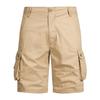 Men's Summer Multi-Pocket Cargo Bermuda Shorts - Casual, Lightweight Mid-Length
