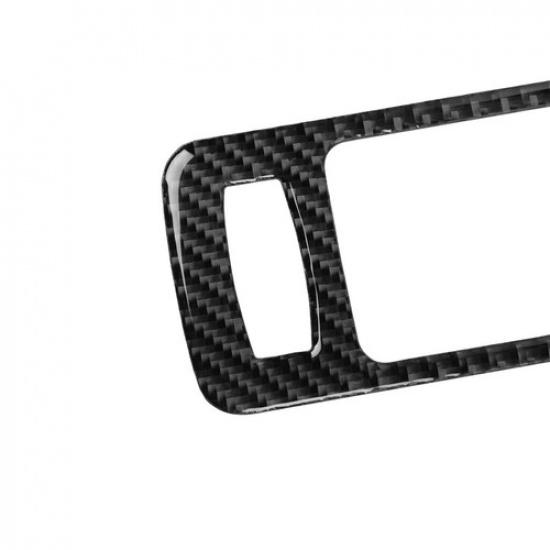 2Pcs Car Carbon Fiber Interior Door Handle Bowl Trim Cover For Ford Mustang