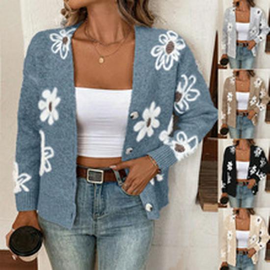 Spring/Summer 2025 Crochet Hollow Seven-Sleeve Off-the-Shoulder Pullover Sweater for Women