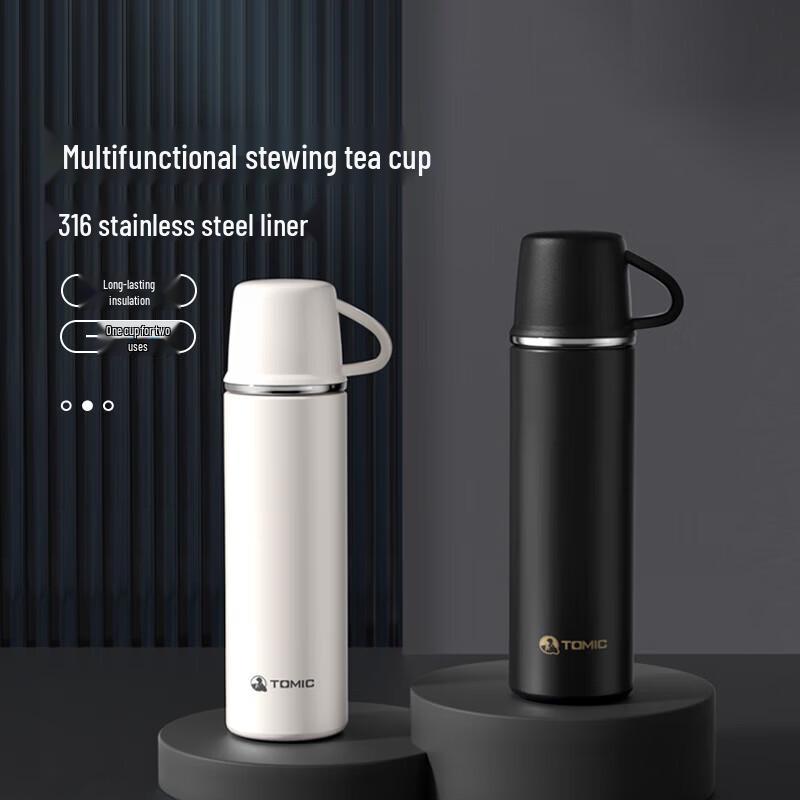 TOMIC TW60113 Business Double-Wall Stainless Steel Insulated Tumbler 500ml