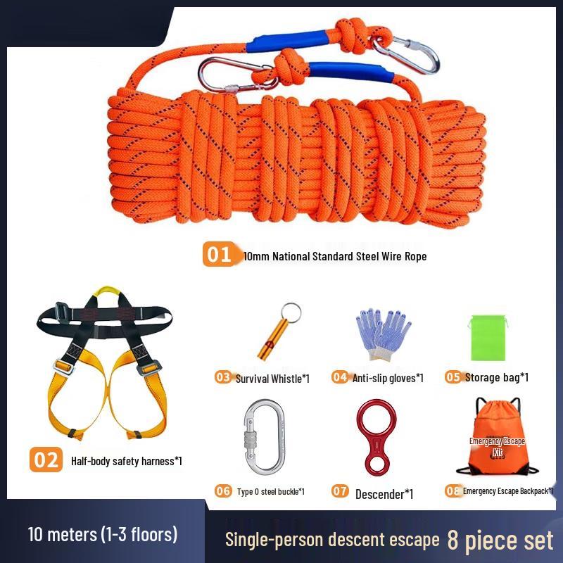 High-Rise Emergency Escape & Rescue Rope