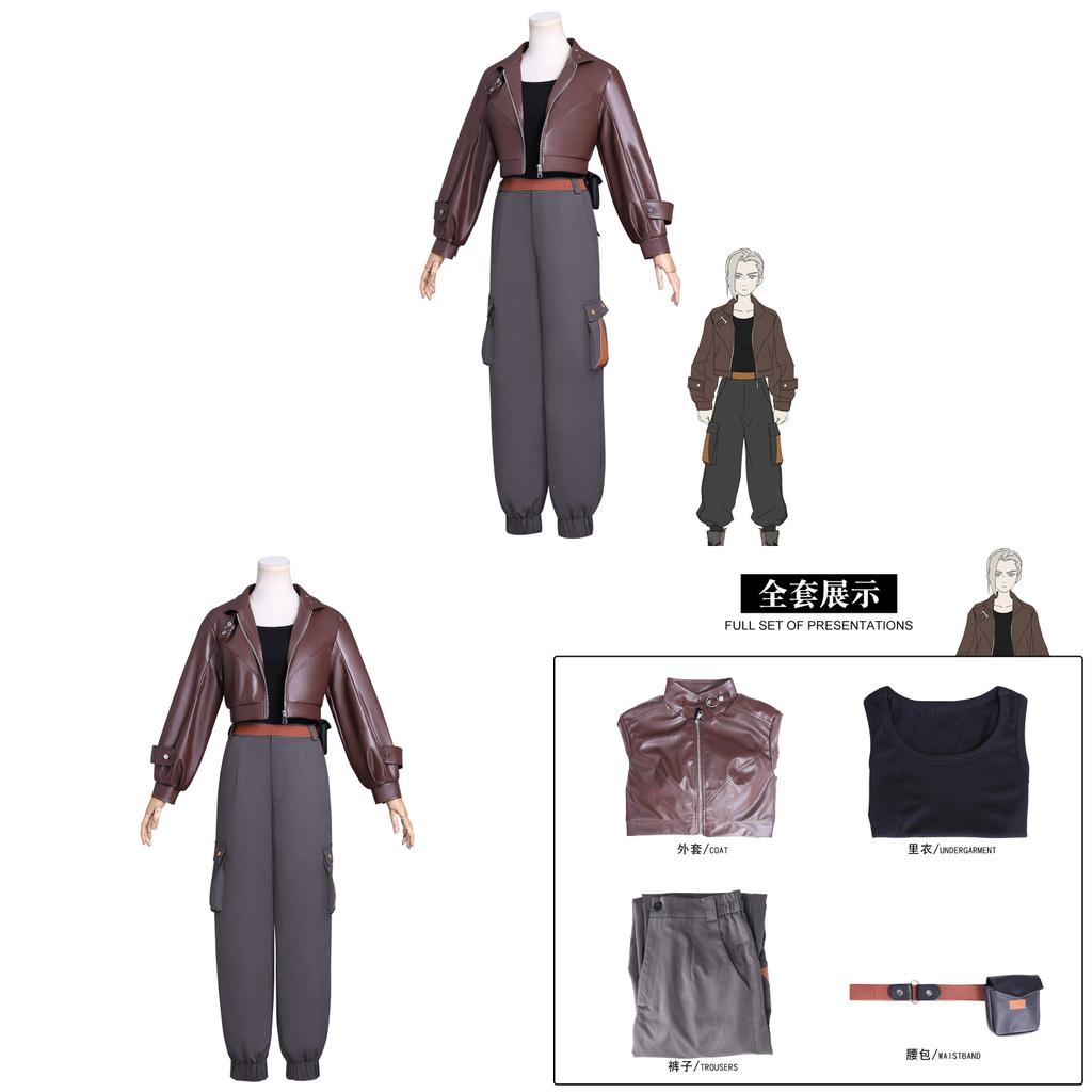 The Legend Of Hei Cosplay Jacket With Polyester Fabric For Anime Role Play