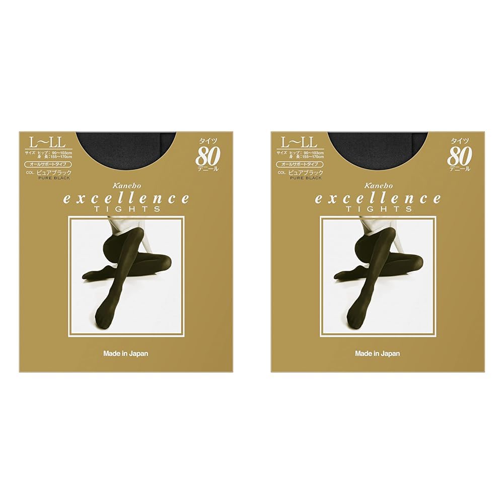 

Excellence Tights 80 Denier Pure Black L-LL