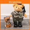 Bear Police Teddy German Shepherd Cute Animal Plush Toy With Rope Collectors For