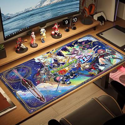 Monster Strike Color Mouse Pad Large Gaming Table Cushion Non-slip Laptop Tablet Big Mousepad XXL Mat Mini PC Playmat With Lock Edge