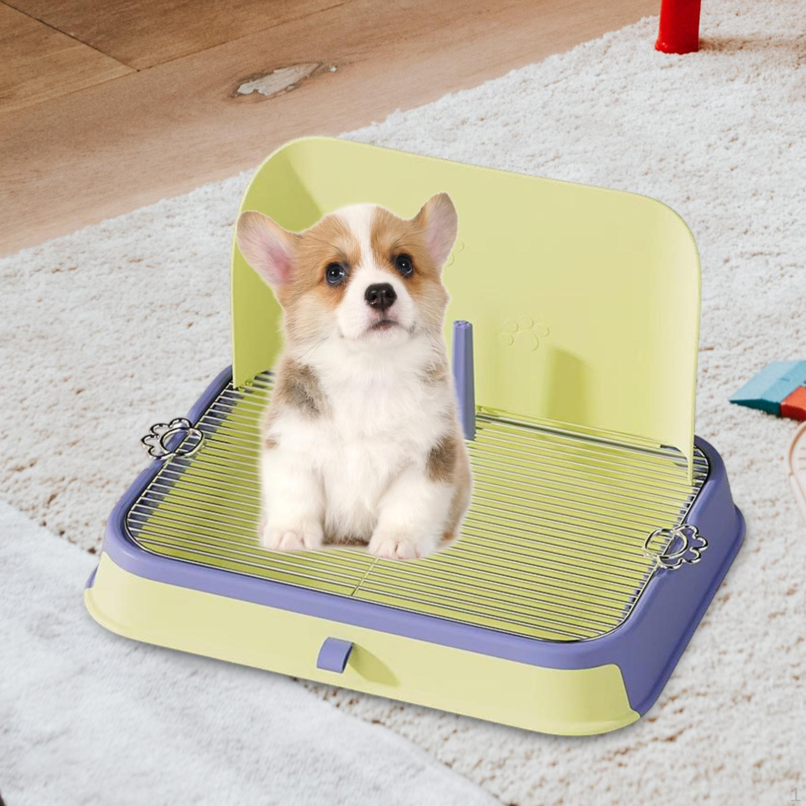 

Туалет для собак, лоток для туалета, съемный лоток для домашних животных, сетчатая рама из нержавеющей стали, обучающий лоток для горшка 20mm with Post