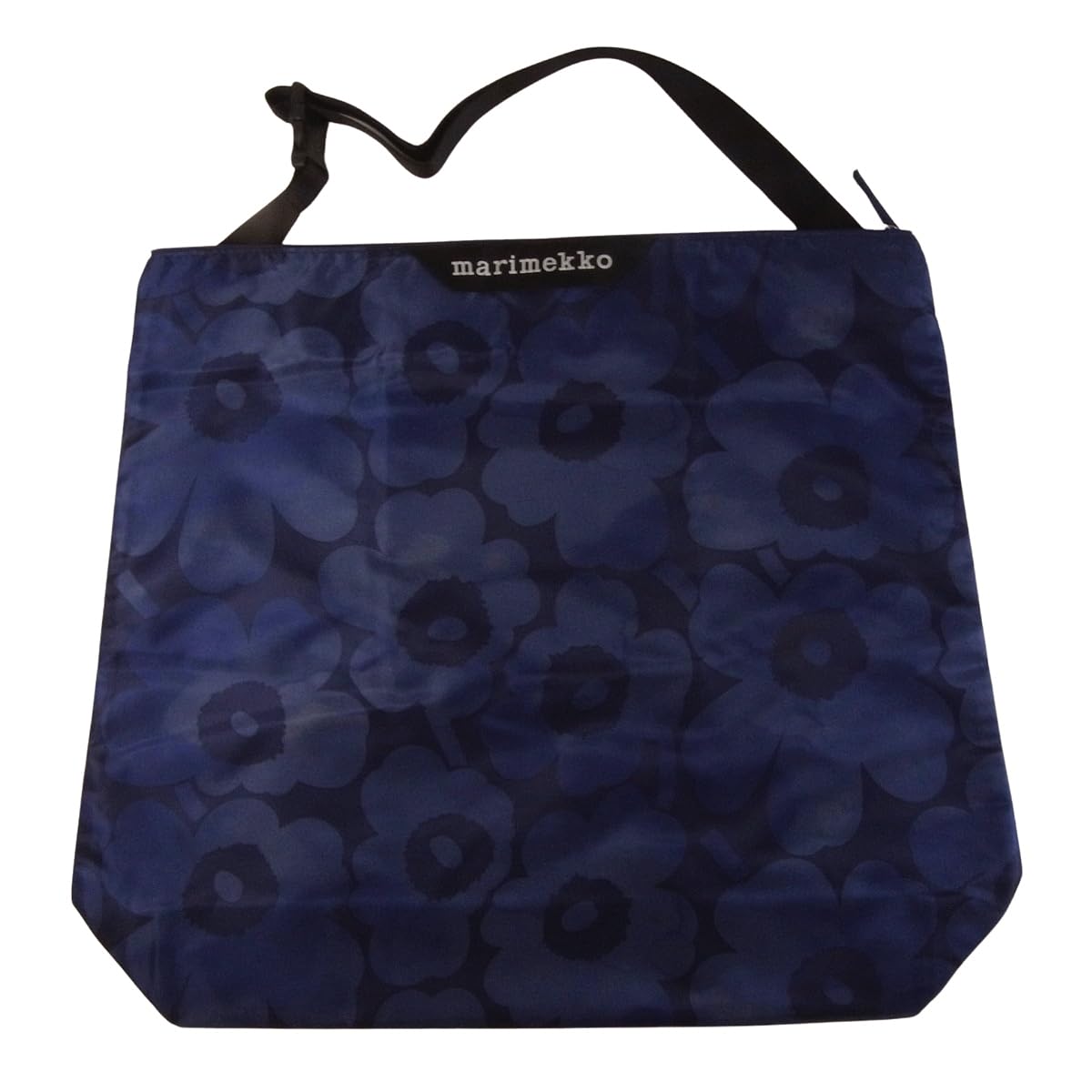 

Marimekko Neat Crossbody Shoulder Bag, Unikko Large, Dark Blue x Blue, 094576 828 [Used]