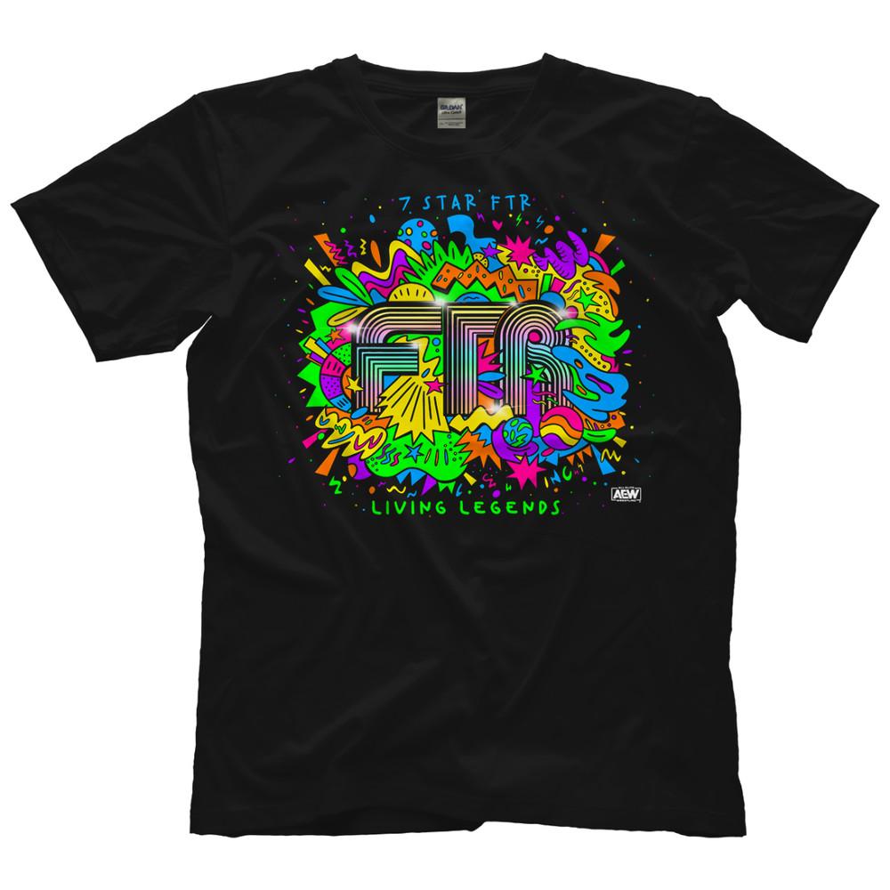 FTR  Live in Color AEW Official TShirt Unisex T-Shirt XL
