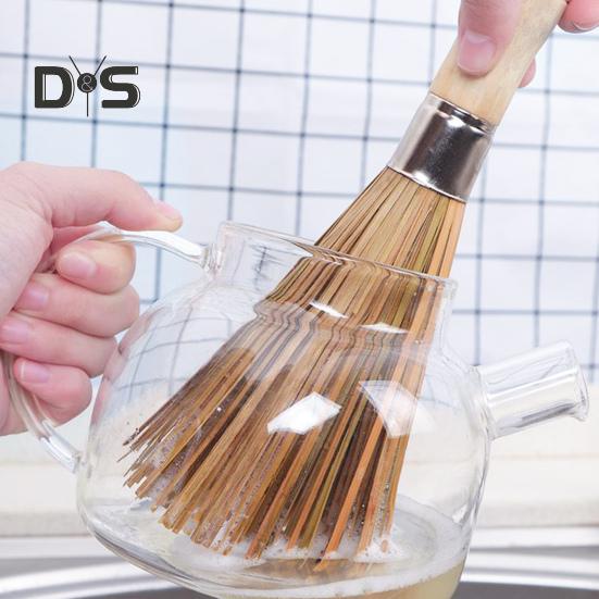 Flexible Pot Cleaning Brush Rich Foam Long Handle Ergonomically Designed Pan Brush Kitchen Tools