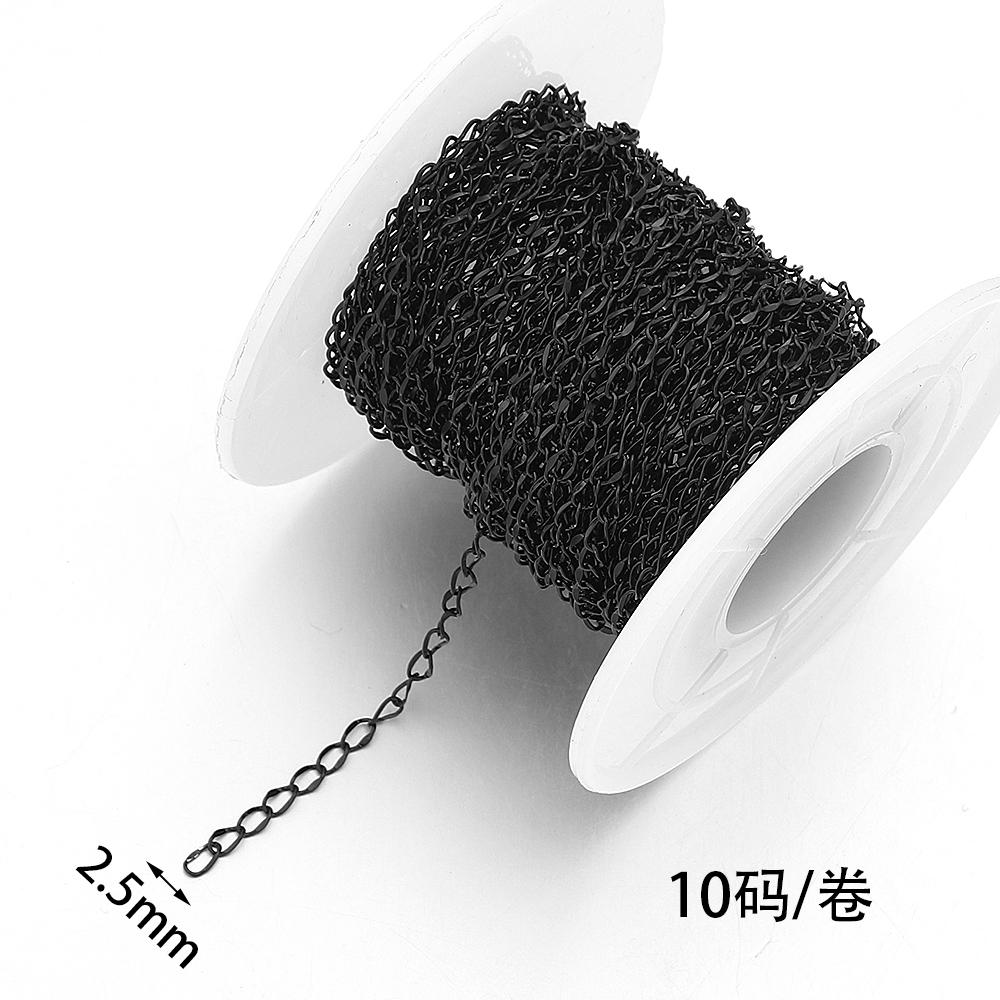 10Yards/Roll Stainless Steel Extension Chain Bulk Tail Chains For Jewelry Making DIY Bracelets Necklace Accessories Wholesale