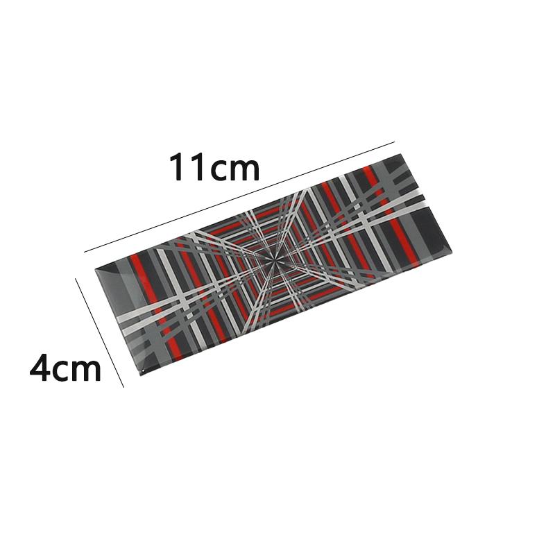 Car Styling Logo Badge Emblem Decals Sticker For 3 S X Y Performance Plaid Accessories Body Trunk Decoration Parts