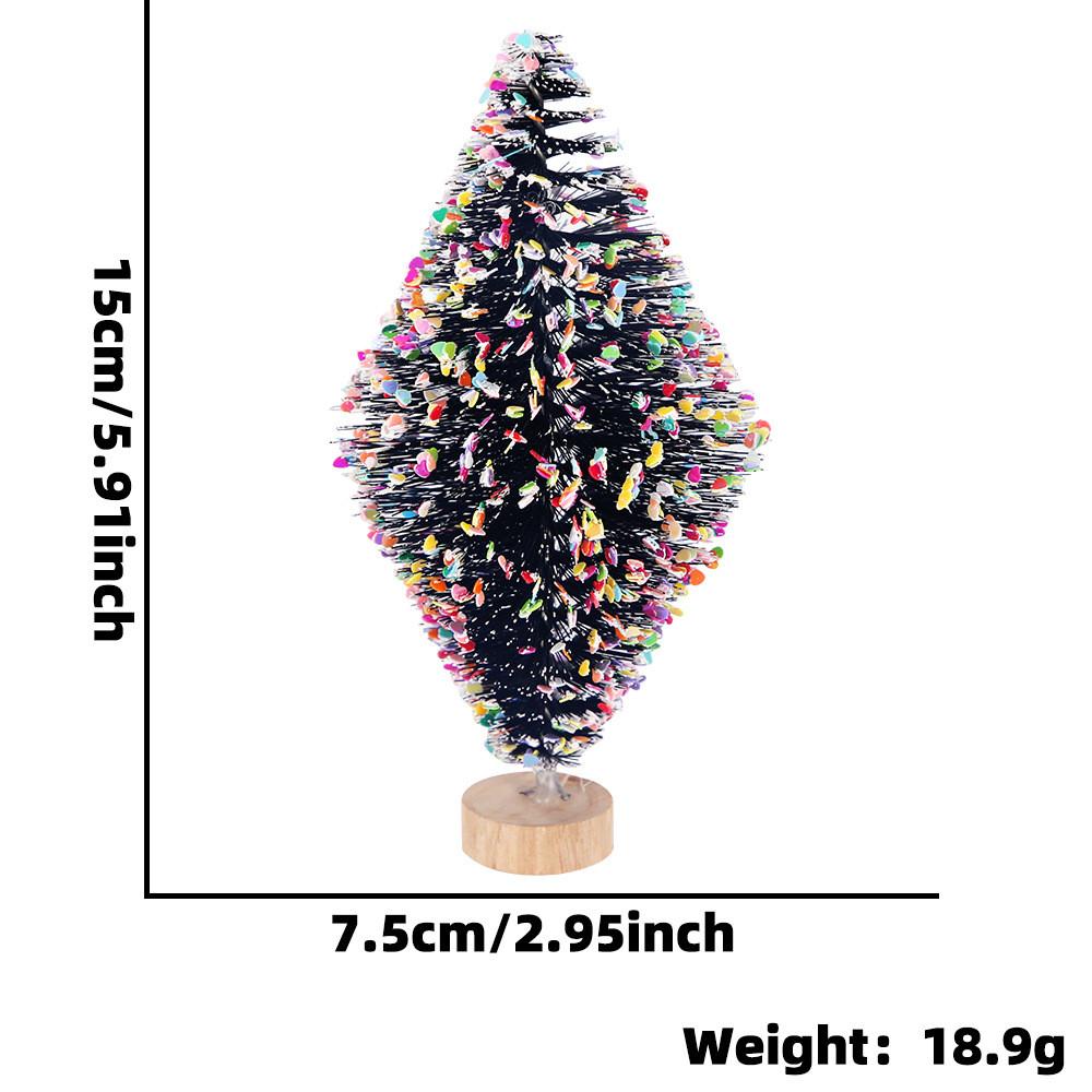 

Mini Decorative Heart Shaped Sequin Christmas Tree For Charming Holiday Accent Home Heart Sparkle Black Tree