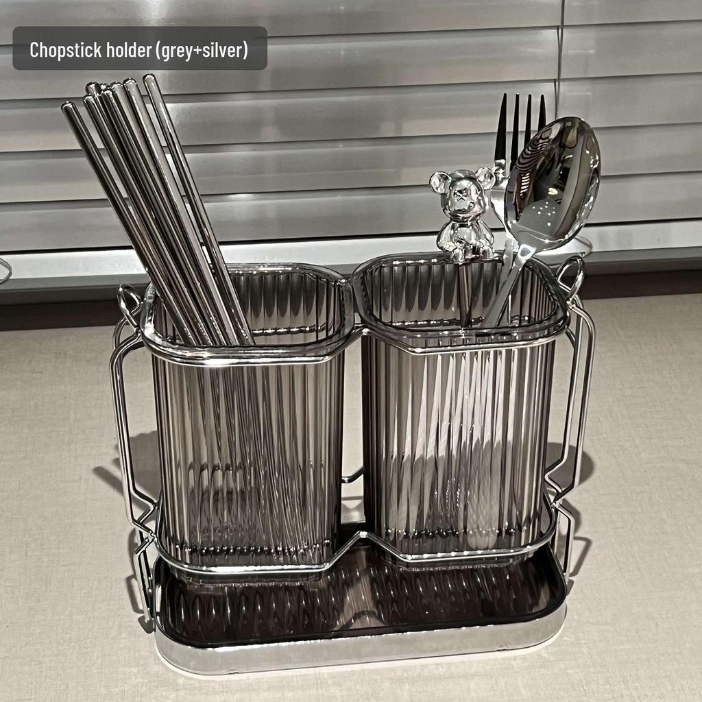 Nordic Luxury Kitchen Utensil Holder - Spoon & Chopstick Storage Rack