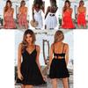 Stylish Women Summer Boho Short Mini Dress For Evening Cocktail And Beach Parties
