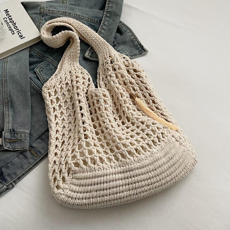 2024 Unisex Large Capacity Knitted Beach Tote Bag