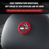Pieces No Smoking Stickers, Car Stickers No Smoking Warning Stickers, No Smoking Cigarettes Allowed Stickers, No Smoking Sign Poster, For Outdoor And 