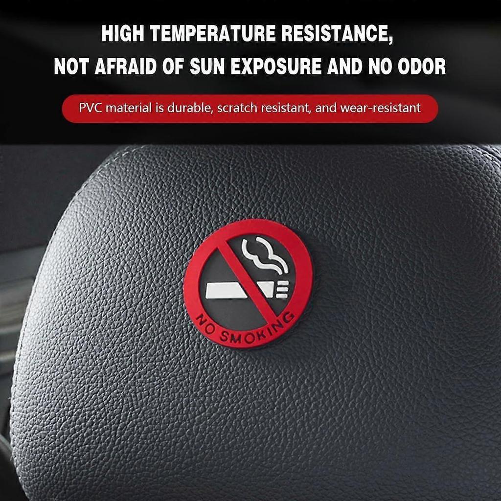 Pieces No Smoking Stickers, Car Stickers No Smoking Warning Stickers, No Smoking Cigarettes Allowed Stickers, No Smoking Sign Poster, For Outdoor And 