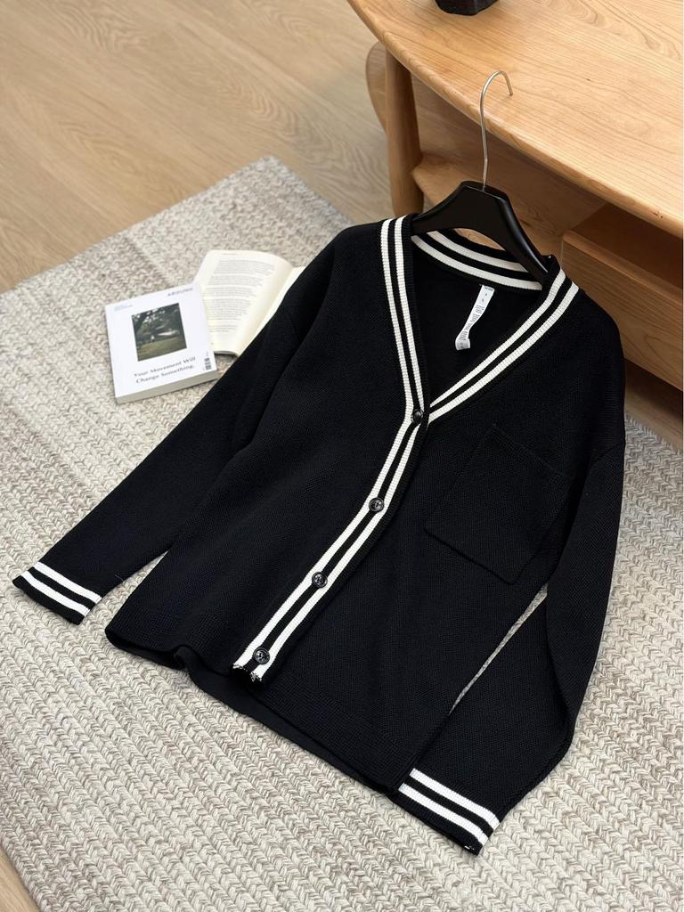 Spring/Summer Knit Yoga Cardigan, Bra, & Tennis Skirt - Casual Three-Piece Sportswear Set