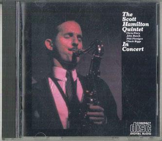 

CD SCOTT HAMILTON Scott Hamilton Quintet In Concert CDJ6 UPITEL 1984 Japan Jazz Used