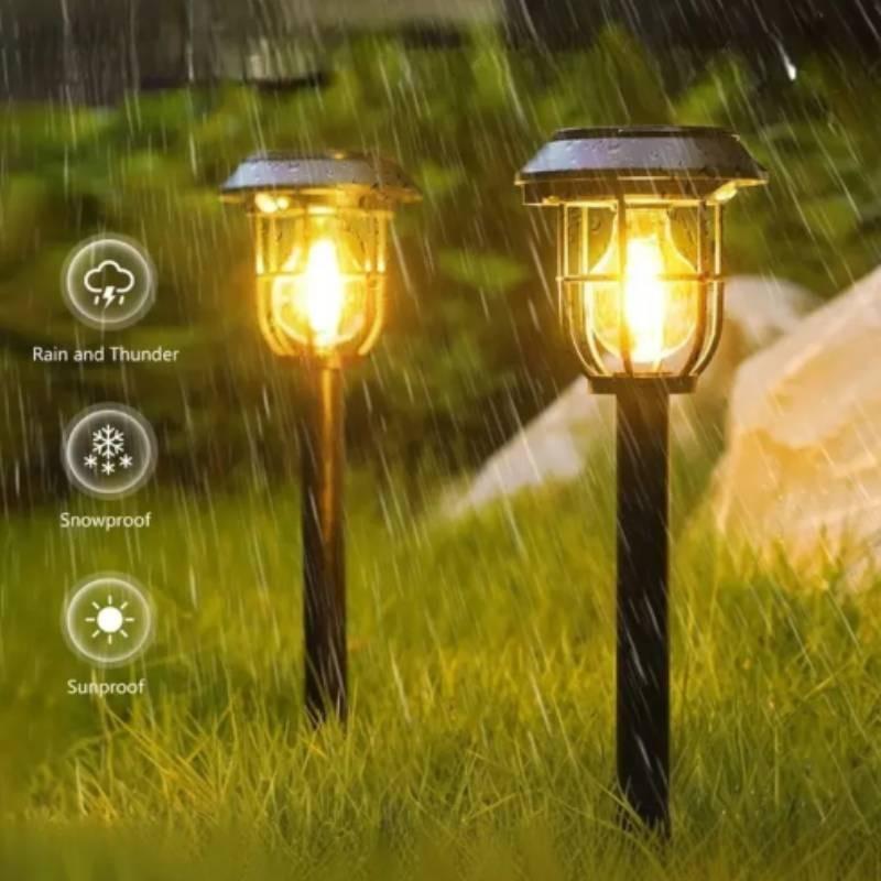 Abs Material Solar Pathway Light With Inductive Illumination For Yard And Garden