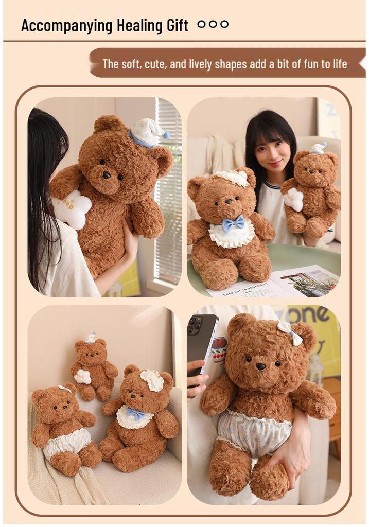 Barcelona Nighttime Bear Plush - Dorami Gift for Girlfriend