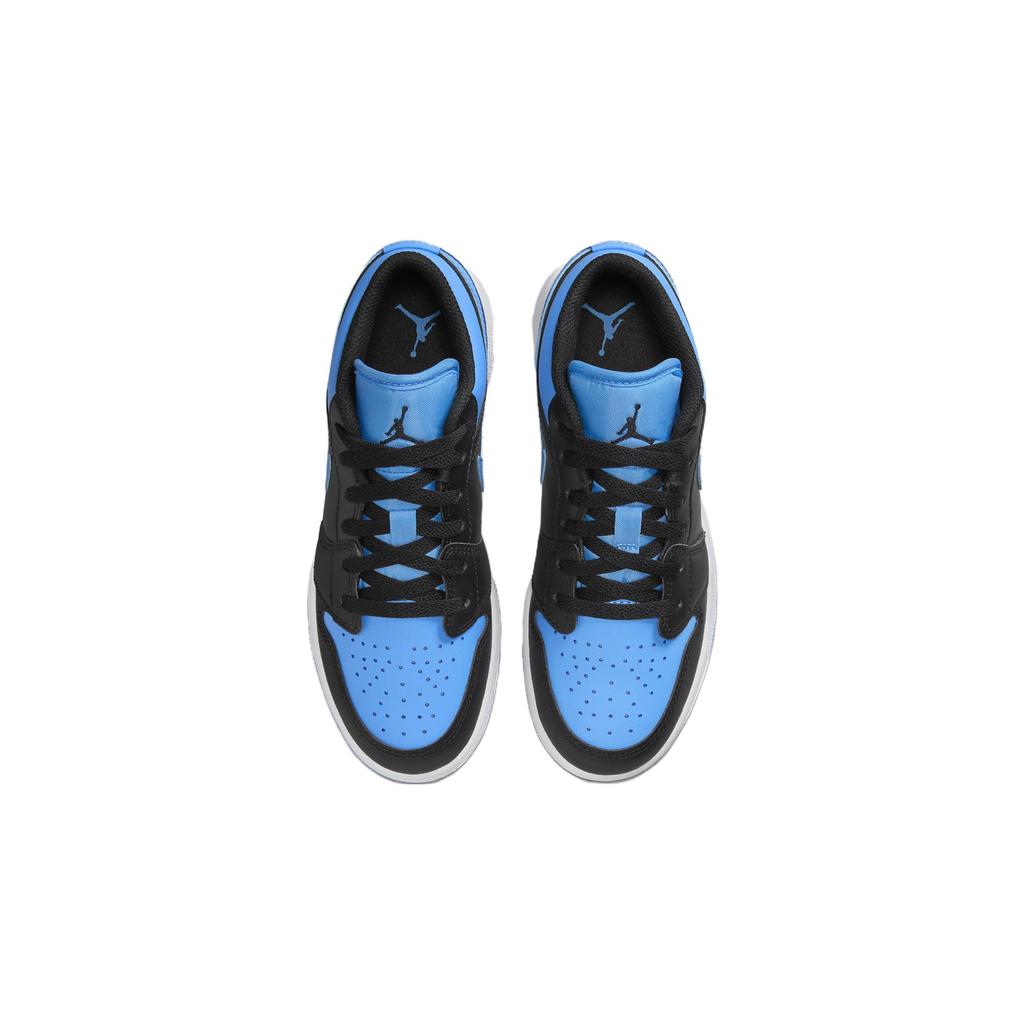 Air Jordan 1 Low GS University Blue Dětské tenisky Černá Bílá 553560-041
