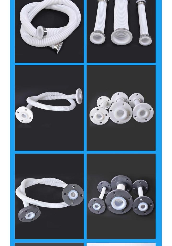 304 Stainless Steel Bellows Expansion Joint with Flange and Telescopic Thickened Design