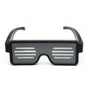 USB Charging LED Lighting Eyeglasses 4 Colors 10 Patterns Luminous Glasses For Halloween Bar KTV
