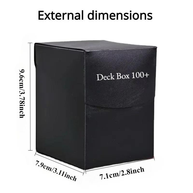 Holds 100+ Deck Trading Cards Box for Game Baseball Card Storage Box Playing Card Carrying Case for Family Party Games Supplies