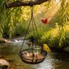 Hanging Bird Feeder Tray for Outdoor Garden Tree Mount