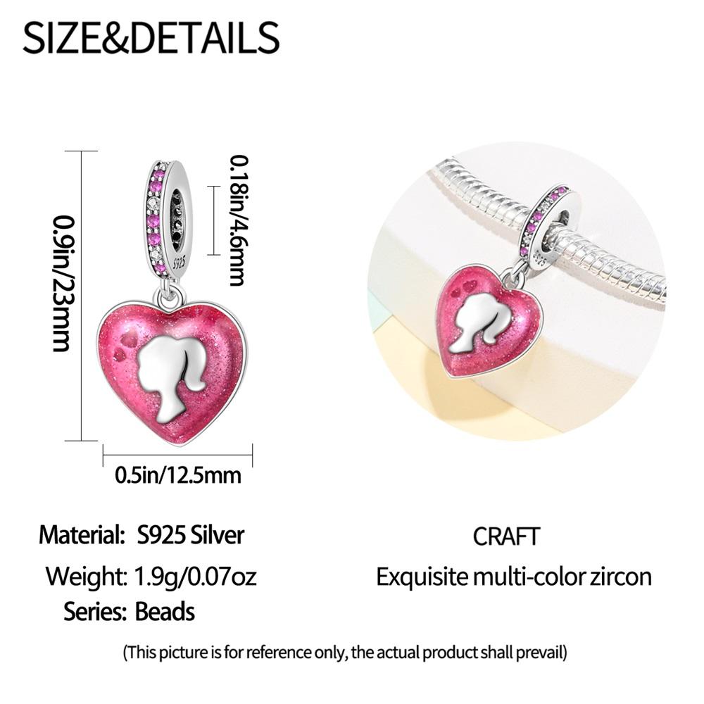 Originalcopper Charms Luxury Love Beads Fit Bracelet Diy Women Making Delicate Gift
