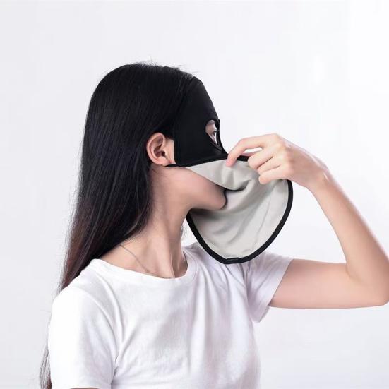 Ochrana obličeje proti slunci Ledové hedvábí Chladivá pokožka Ultralehká Prodyšná látka Ochrana celého obličeje a krku Kryt z ledového hedvábí