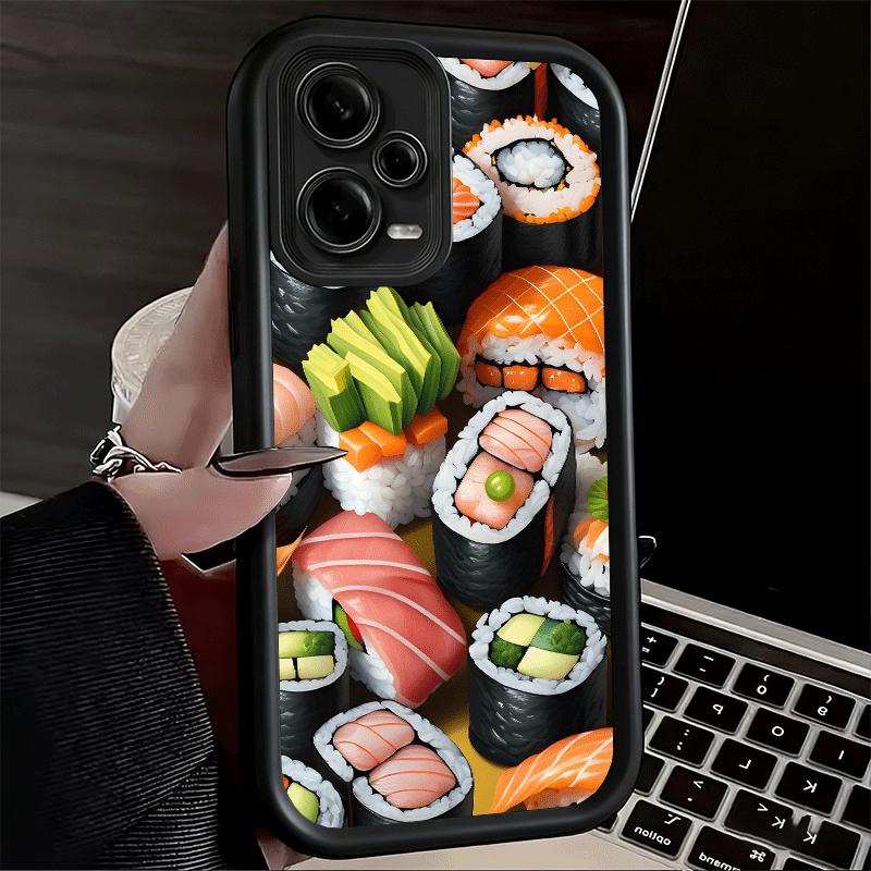 Phone Case for Xiaomi Redmi Note 15 14 13 Pro Plus Delicious Sushi Bento Shell 12S 11 11S 11T 5G 14S Soft Silicone Funda