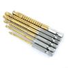 Ground Spiral Groove Drill Bits Set Portable Plastic Box