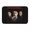 Mads Mikkelsen Floor Door Kitchen Bath Mats Anti-Slip Indoor Hannibal Lecter TV Show Doormat Room Entrance Rug Carpet Footpad